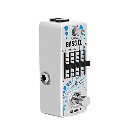 Stax Bass EQ Pedal Band Equalizer Pedals For Bass Guitar With Band Graphic Mini Size True Bypass