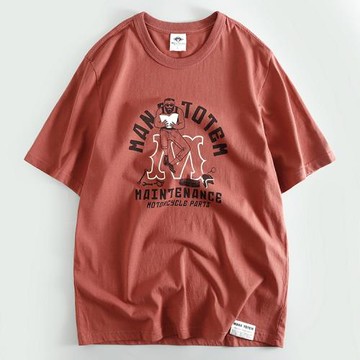 余單好貨 剪標尾單牛貨 純棉短袖T恤男士夏季印花出口半袖上衣潮