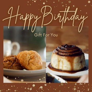 【休習日】≋火象星座雙拼甜點盒≋ 肉桂捲3入配英式司康4入★加贈微醺雙抹醬