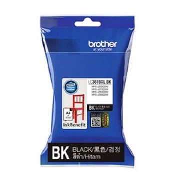 brother lc3619xl-bk 原廠高容量黑色墨水匣 適用:mfc-j3930dw