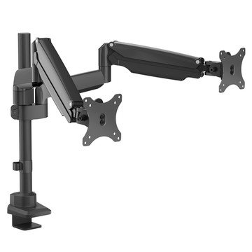 camelmount 高級貼壁式雙螢幕支架  1個  黑色