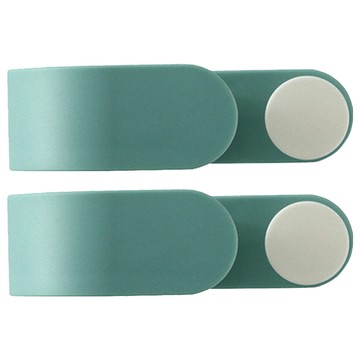 E.dot 二合一掛勾拖把掛架  北歐藍綠  2個