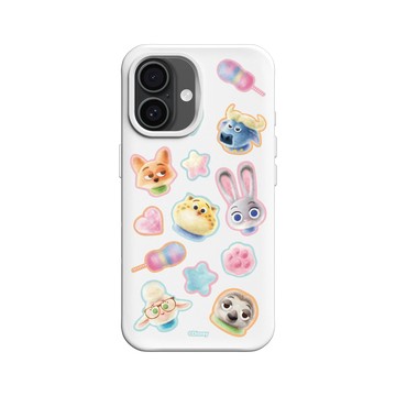 iPhone 16 SolidX 白 - Walt Disney Animation Studios - 動物方城市 - 棉花糖