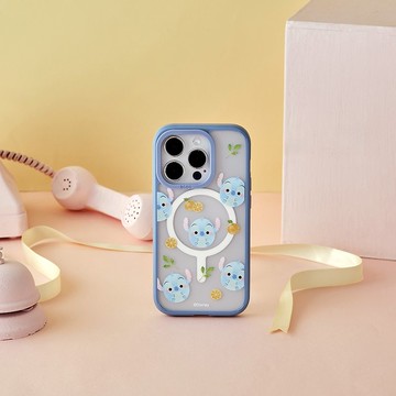 Disney Ufufy-史迪奇的橙心橙意極光霧透MagSafe iPhone手機殼