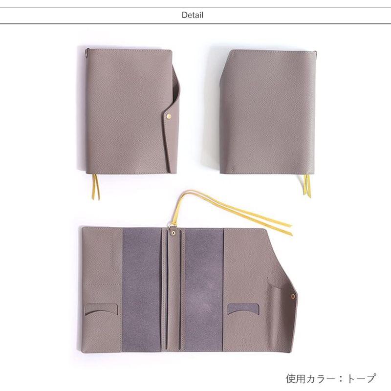 HUKURO 本当に使える手帳カバー -vibrant- A5 ブラック 本革 ペンホルダー レザー メンズ レディース