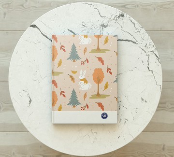 洛可可草莓 WELKIN手創_手工書/筆記本/手帳/日記本-秋天的兔子