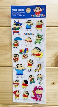 【震撼精品百貨】蠟筆小新_Crayon Shin-chan~蠟筆小新貼紙-白*43059