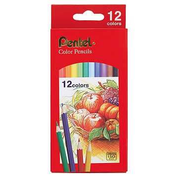 Pentel 飛龍牌 CB8-12TH 12色紙盒色鉛筆