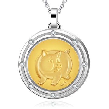 KATROY・金飾・項鍊・十二生肖・豬肖