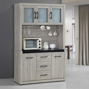 【MUNA 家居】依琳4尺餐櫃/碗盤櫃(全組)