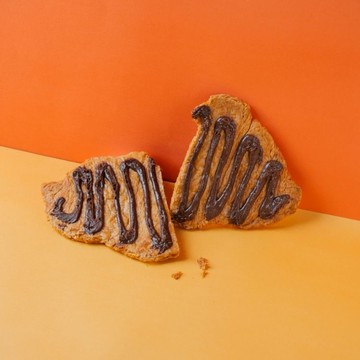 【揪嗨派】奇脆可可扁可頌5入/盒