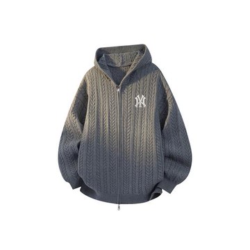 【奧特萊斯】男女同款丨2025新款丨秋冬丨連帽毛衣寬松百搭外套