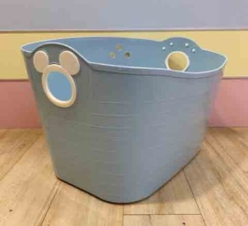 【震撼精品百貨】米奇/米妮_Micky Mouse~迪士尼米奇 27L置物桶-淺藍#30110