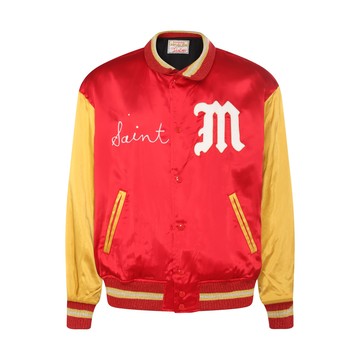 Saint Mxxxxxx - Red And Yellow Casual Jacket