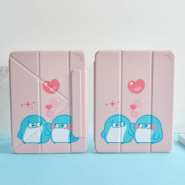 PP mini甜蜜打鬧強悍磁吸iPad三折/Y折保護殼