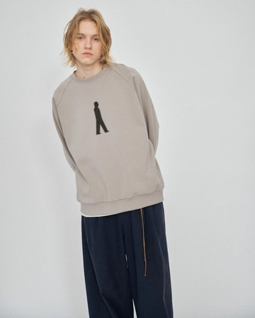 日系復古 重磅圓領衛衣 極簡套頭上衣