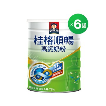 桂格 順暢高鈣奶粉1500gX6罐