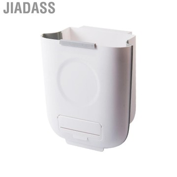 jiadass [ande ande在線]非白色6升廚房垃圾桶櫃懸掛式折疊廁所浴室家庭牆壁廢物分類
