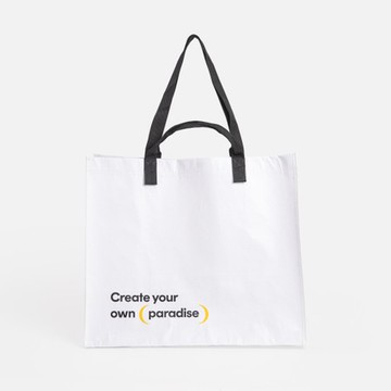 再生環保購物袋48cm 白