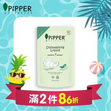 PiPPER STANDARD 沛柏鳳梨酵素洗碗精補充包(綠薄荷) 750ml