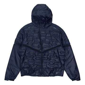 Nike Aeroloft Stay Warm Athleisure Casual Sports hooded down Jacket Obsidian Color Black