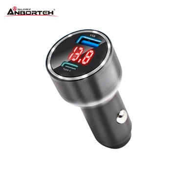ANBORTEH安伯特 95W鋁合金快充車充PD＋QC3.0 ABT-E081