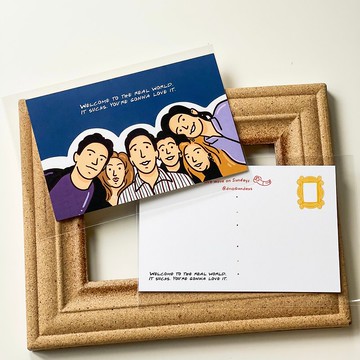 Friends 老友記明信片 | Welcome to the real world