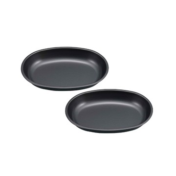 日本CAPTAIN STAG 日本製戶外CS經典款橢圓盤-2入組