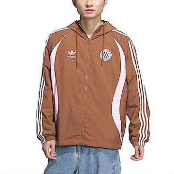 Adidas ADC HD JKT M JL8359 男 連帽外套 運動外套 防風 棕