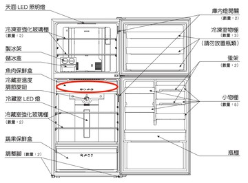 panasonic NR-B659TV的魚肉保鮮盒的蓋子