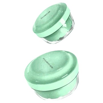 yulikiker 隱形牙套/隱適美/活動假牙 清潔密封浸泡盒 (綠色)耐熱80度  250ml  1個