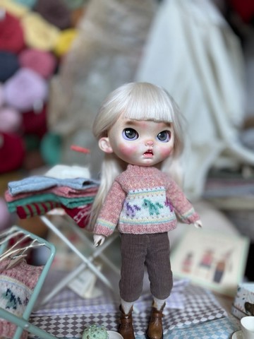 Blythe 娃娃毛衣 - 獨角獸系列