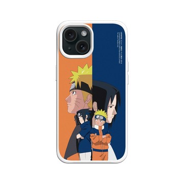 iPhone 15 SolidX 白 - 火影忍者 Naruto - 佐助&鳴人