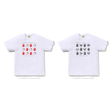 【JPPSC】2026SS APE BAPE KITTY KUROMI TEE MAD FACE 猿人 酷洛米 短T