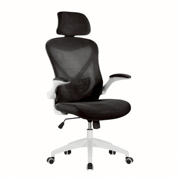 【Arno亞諾】網布可旋轉扶手高背電腦椅 黑色