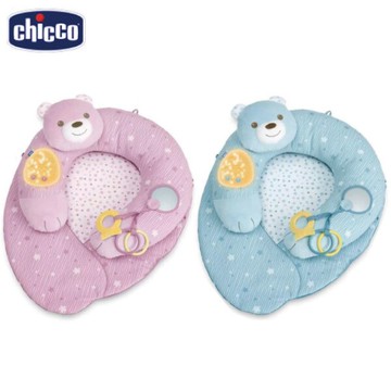 Chicco 四合一晚安熊聲光遊戲毯-粉色/藍色【悅兒園婦幼生活館】