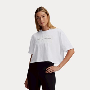 UA 女 Script Boxy 短版T-shirt-熱銷商品