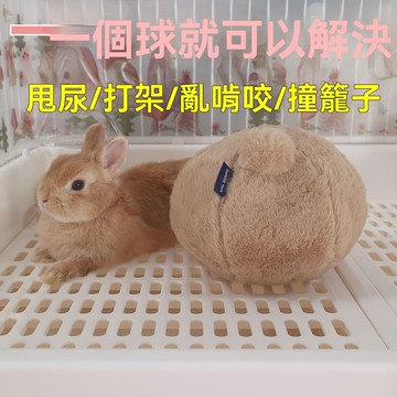 【台灣出貨】寵物玩具 兔子玩具 龍貓玩具 寵物發泄玩具 小型犬玩具 解悶仿生屁屁球 自嗨神器 豚鼠成幼兔通用玩具