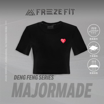 愛心機能涼感短版上衣