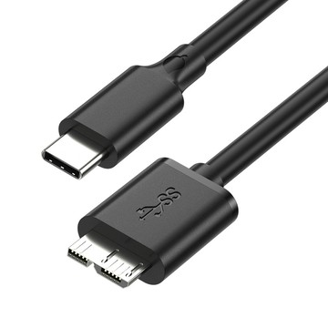 Type C公 - U3 Micro B公 Type-C轉Micro USB3.0數據傳輸手機行動硬碟資料線-2米