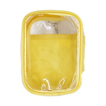 LIHIT LAB 化妝包 黃色 (A3305-5) 1入 透明便攜多功能