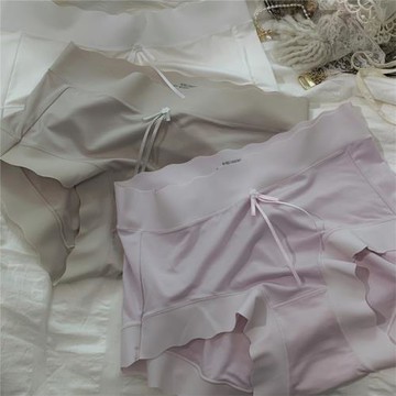 3A艾草抗菌60支莫代爾棉裸感無痕內褲女舒適透氣中腰包臀純色大碼