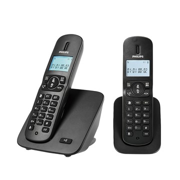 PHILIPS 中文顯示2.4GHz數位子母機無線電話-DCTG1862B
