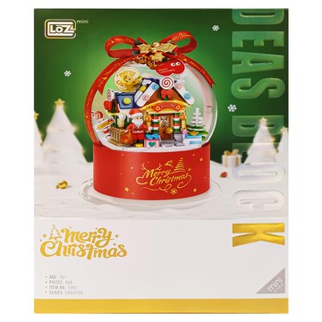 LoZ #1303 微型迷你積木  冬日小屋 紅色  1個