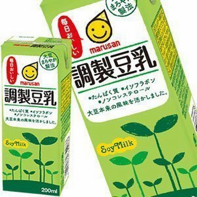 マルサンアイ 調整豆乳 200ml×72本[24本×3箱][賞味期限：製造より120日]【3〜4営業日以内に出荷】 送料無料
