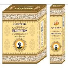 [綺異館] 印度線香 阿育吠陀 冥想 AYURVEDIC MEDITATION 新品上市 3盒100
