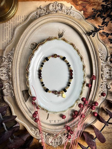 -血祭盛宴-天然水晶手鏈/黃銅手鍊