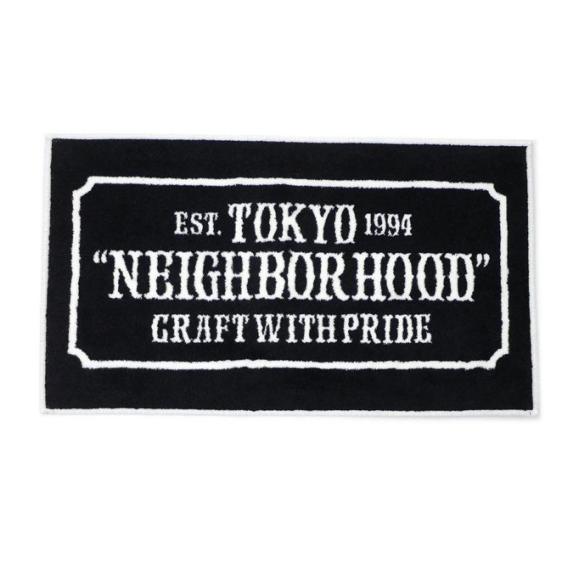 ネイバーフッド NEIGHBORHOOD BAR&SHIELD/A-MAT (ラグマット) 182MYNH 