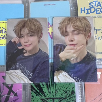 ⭐韓國代購正版⭐TXT 檔1 崔然竣小卡 merch1 臉頰比心然 金髮捲毛然 閃卡然