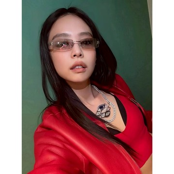 Jennie同款無框眼鏡 穿搭眼鏡 造型眼鏡 素顏眼鏡 女生眼鏡 Y2K 韓系 United Freak 12017